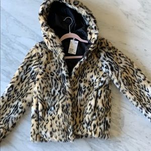 faux fur lightweight jacket